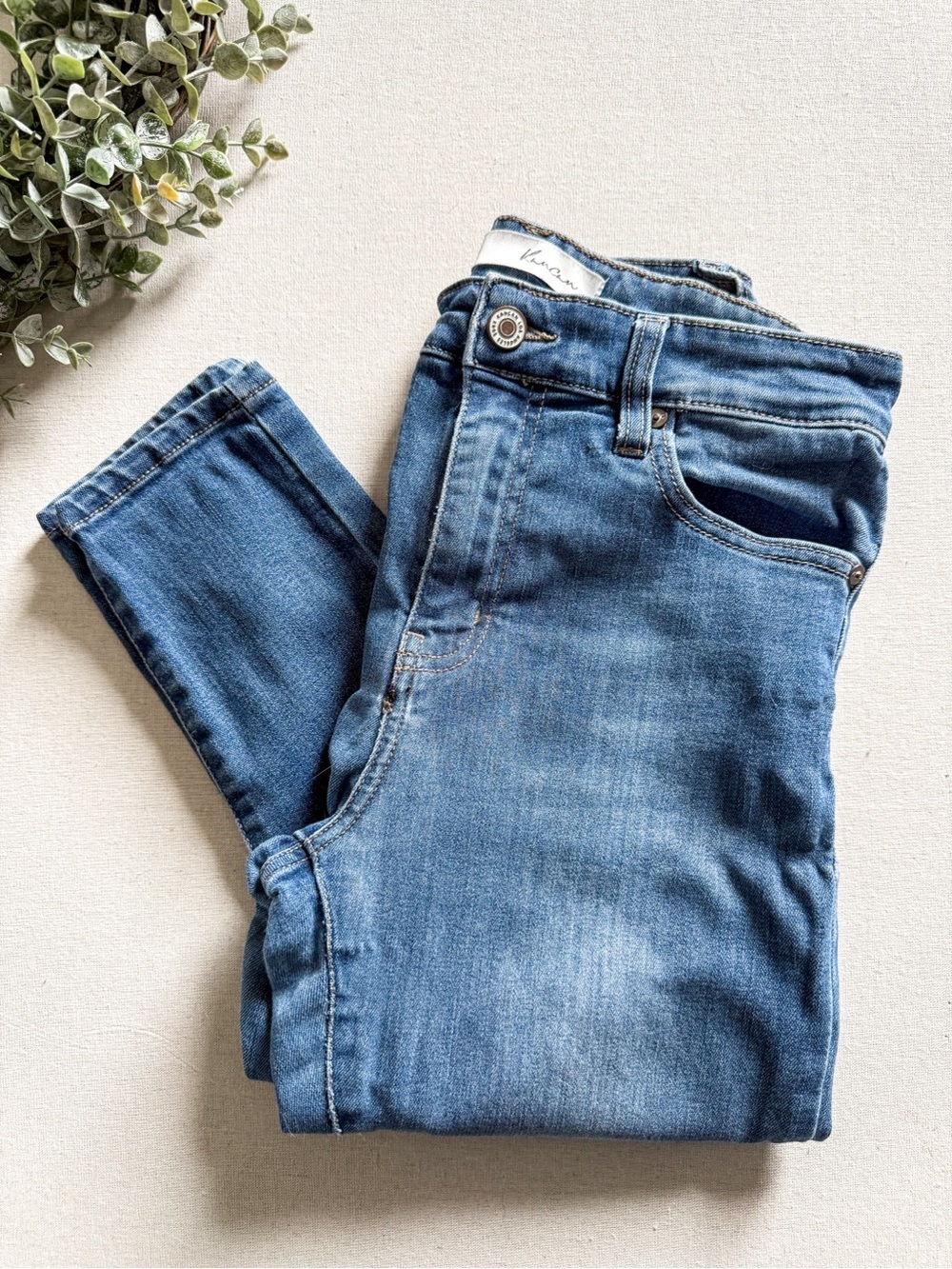 Kancan High Rise Skinny Jeans Size 27 Medium Wash Stretch Denim